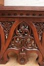 Gothic style Table in Oak, France 19th century