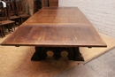 Gothic style Table in Oak, France 19th century