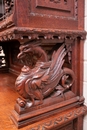 Hunt style Cabinet in Oak, France 19th century