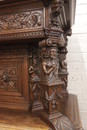 Renaissance style Cabinet in Oak, Belgium 19th century