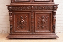 Renaissance style Cabinet in Oak, France 19th century