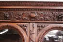 Renaissance style Cabinet in Oak, France 19th century