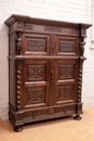 Renaissance style Cabinet in Oak, Belgium 1900