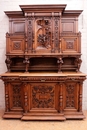 Renaissance style Cabinet in Walnut, France 19th century