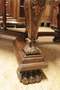 Renaissance style Table in Walnut, Belgium 1900