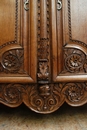 French Normandy style Armoire in Oak, France 19th century