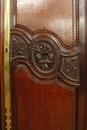 Normandy Viroise style Armoire in Oak, France 18 th century