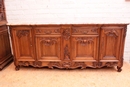 Provencal style Sideboard in Walnut, France 1920