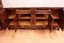 Provencal style Sideboard in Walnut, France 1920