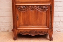 Louis XV style Display cabinet in Walnut, France 1920