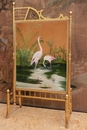 style Fire screen in gilt wood, France 1900