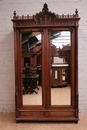 Gothic style Armoire in Walnut, France 19th century