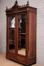 Gothic style Armoire in Walnut, France 19th century