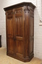 Gothic style Armoire in Walnut, France 19th century