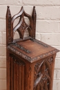 Gothic style Bread hutch in Beechwood, France 19th century