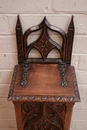 Gothic style Bread hutch in Beechwood, France 19th century