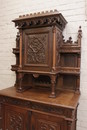 Gothic style Cabinet in Oak, France 19th century