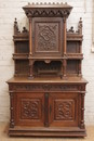 Gothic style Cabinet in Oak, France 19th century