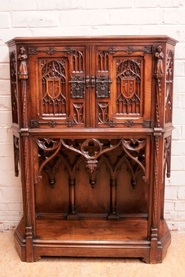 Gothic Cabinet in walnut