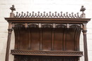 Gothic style Cabinet in Walnut, France 19th century