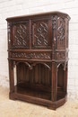 Gothic style Cabinet in Walnut, France 19th century