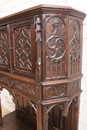 Gothic style Cabinet in Walnut, France 19th century