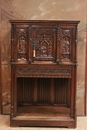 Gothic style Credenza in Oak, France 19th century