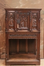 Gothic style Credenza in Oak, France 19th century