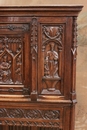 Gothic style Credenza in Oak, France 19th century