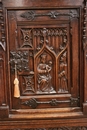 Gothic style Credenza in Oak, France 19th century