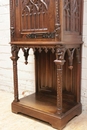 Gothic style Credenza in Walnut, France 19th century