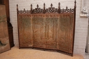 Gothic style Folding screen in Walnut, France 19th century