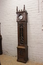 Gothic Grandfathers clock in walnut