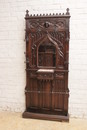 Gothic style Hall stand in Walnut, France 19th century