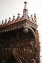 Gothic style Hall tree  in Walnut, France 19th century