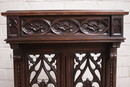 Gothic style Kneeler in Walnut, France 19th century