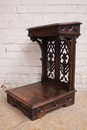 Gothic style Kneeler in Walnut, France 19th century