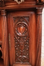 Gothic style Cabinet in Walnut, France 19th century