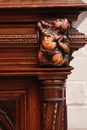 Gothic style Cabinet in Walnut, France 19th century