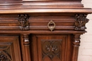 Gothic style Cabinet in Walnut, France 19th century