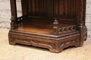 Gothic style Cabinet in Oak, France 19th century