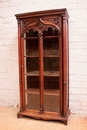 Gothic style Display cabinet in Walnut, France 19th century