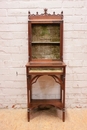 Gothic style Display cabinet in Walnut, France 19th century