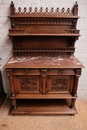 Gothic style Server in Walnut, France 19th century