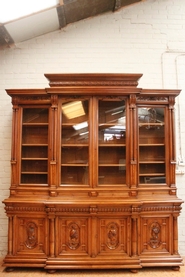 Henri II 8 doors bookcase