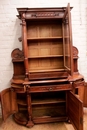 Henri II style Cabinet in Walnut, France 19th century