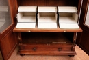 Henri II style Bookcase in Walnut, France 19th century