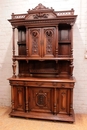 Henri II style Cabinet in Walnut, France 19th century