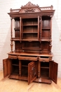 Henri II style Cabinet in Walnut, France 19th century