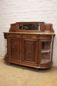 Henri II cabinet in walnut